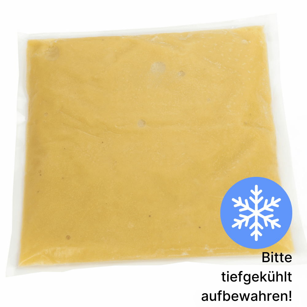 TK Bananen-Pürée (100% Banane) / HPP-Verfahren – Beutel à 1 kg - H&T Rohstoffe