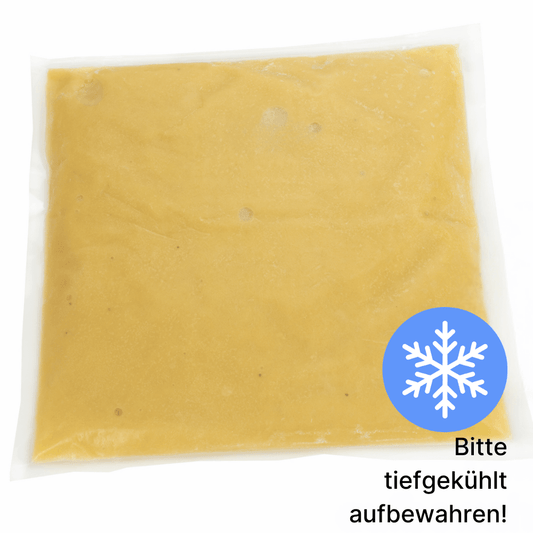 TK Bananen-Pürée (100% Banane) / HPP-Verfahren – Beutel à 1 kg - H&T Rohstoffe